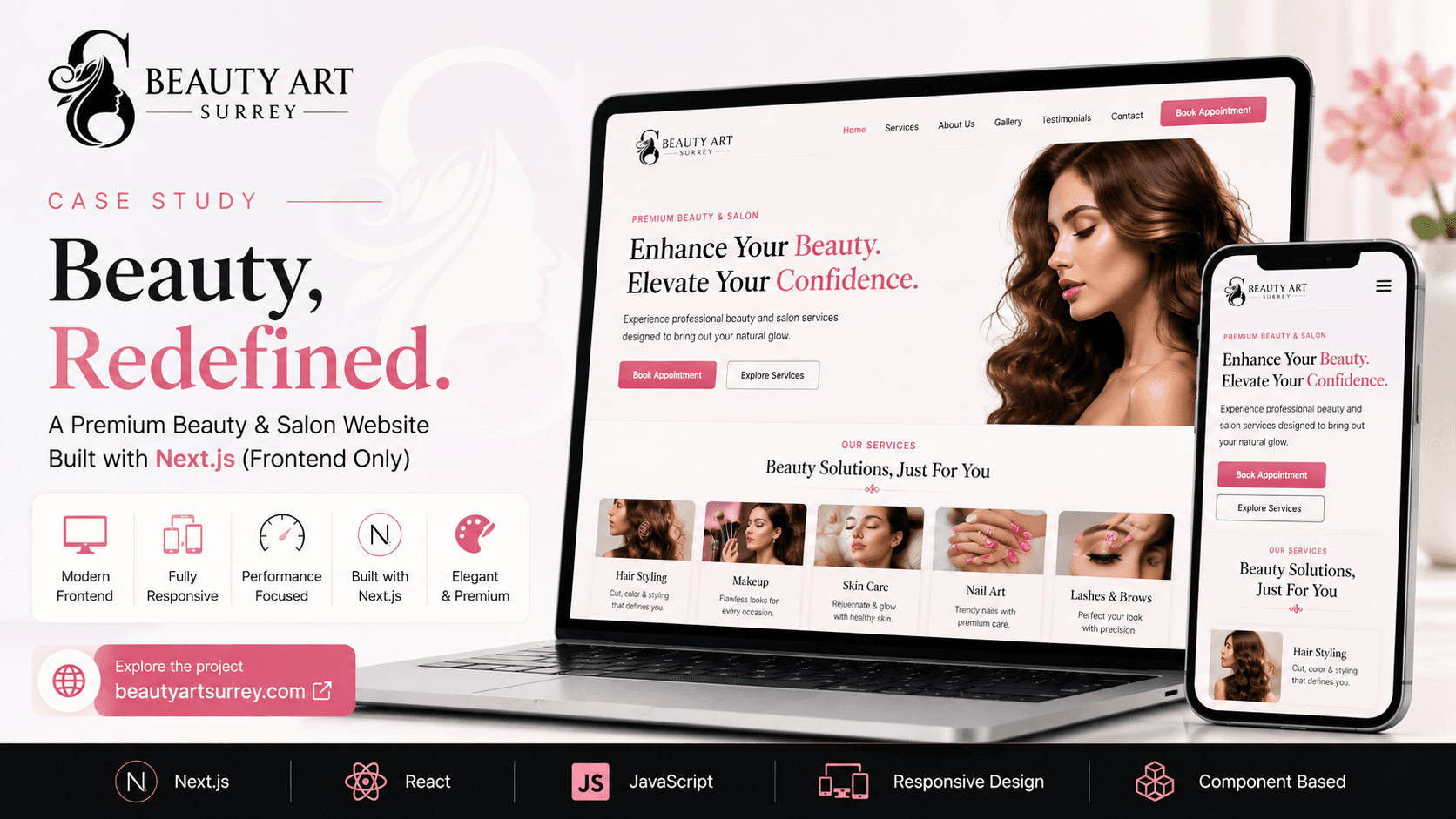 BeautyArtSurrey case study image