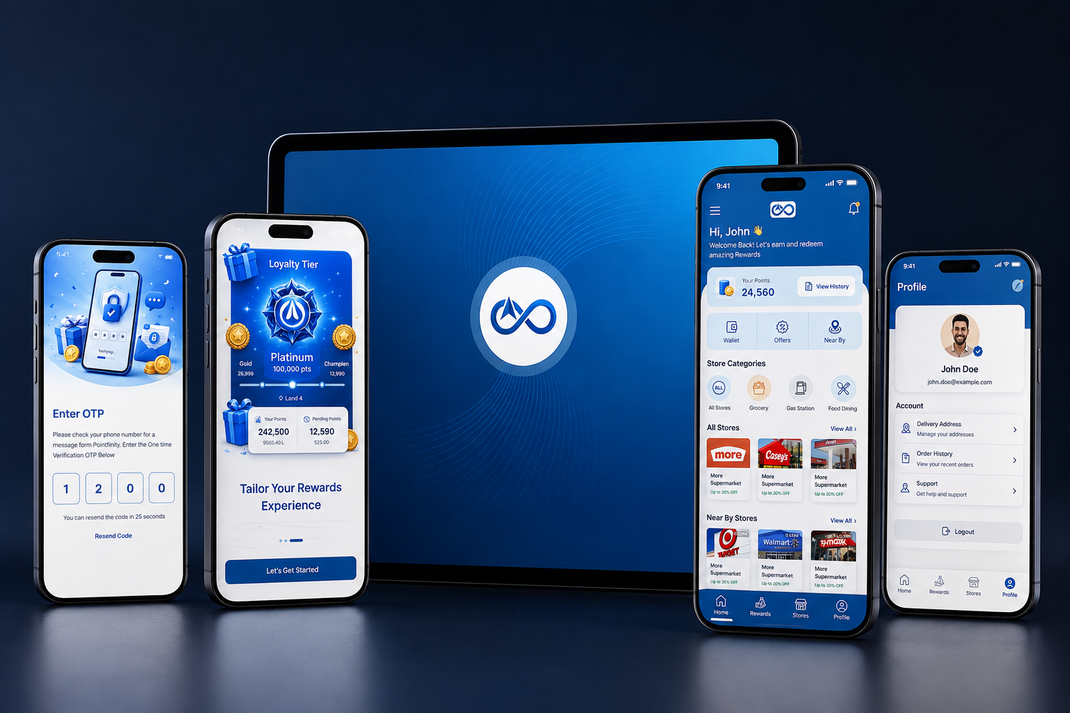 Pointfinity Merchant Loyalty Platform Interface
